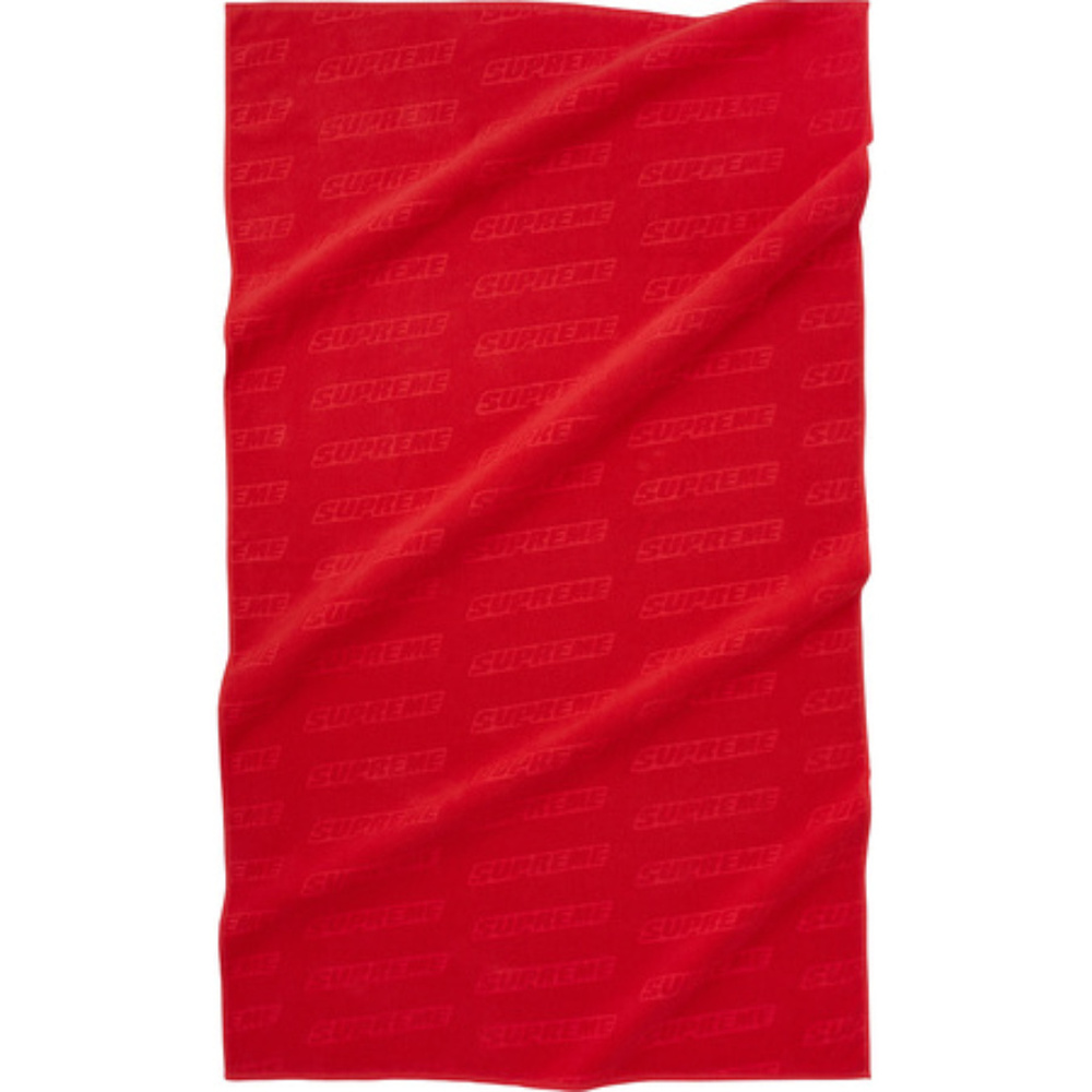 100% Authentic Supreme Debossed Logo Beach Towel